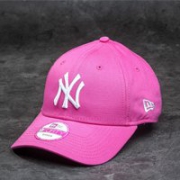 New Era 9Forty 洋基队可调节棒球帽 粉色款