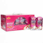 限上海！好价：皇氏 摩拉菲尔 常温酸牛奶(红枣枸杞味)205g*8盒 乐享装