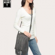 降40刀，Frye 弗莱 Ray女士流苏单肩包 新低$129.99