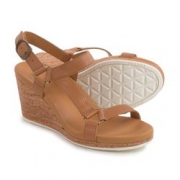 Teva 女士Arrabelle Universal 真皮坡跟凉鞋