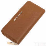 Michael Kors 女士拉链真皮长款钱包32H2MBFE1L