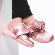 Puma BOW 女士新款丝绸蝴蝶结运动鞋