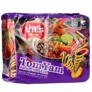 限地区：唯一面 VIT'S 马来西亚进口 东炎口味快熟面五连包78g*5包