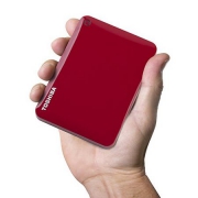 东芝（TOSHIBA）  Canvio Connect II 2TB 移动硬盘 红色