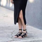 Sam Edelman 女士Boyden真皮平底绑带凉鞋 3色 新低$22.5