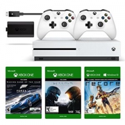 Microsoft 微软 Xbox One S 500GB+额外手柄+充电配件 +三款游戏