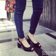 国内￥909，17年新款 Clarks 其乐 Kelda Spring女士真皮鱼嘴鞋 Prime会员免费直邮