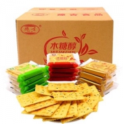 豫吉 木糖醇苏打饼干 1500g 糖尿病人可食用