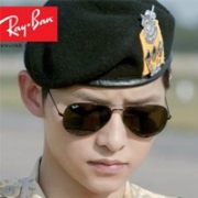 老公同款：Ray Ban雷朋 男女款RB3025经典飞行员太阳镜 58mm