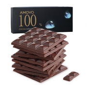 魔吻 AMOVO 纯黑巧g力 100%可可 无糖特苦 120g