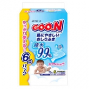GOO.N 大王 婴儿湿巾 70片*6包*3件