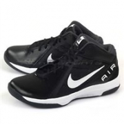 耐克 Nike Air Overplay 男士气垫篮球鞋 黑色