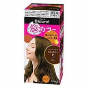 日本花王 Blaune 白发专用 泡沫温和染发剂 5号色自然棕