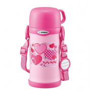 中亚Prime会员！Zojirushi 象印 SC-MC60-PA 不锈钢儿童真空保温杯 600ml