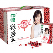 中绿粗粮王 美人红豆谷物浓浆 250mlx16盒/箱