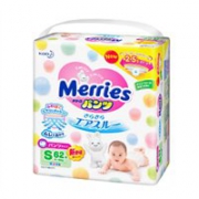 新款花王Merries拉拉裤S62(4～8kg)