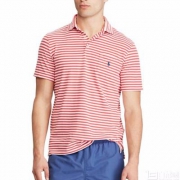 Ralph Lauren 男士Classic  FIT条纹POLO衫 7色 $29.99（$49.99 额外6折）