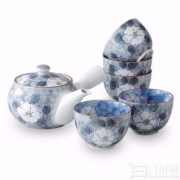 日本有田烧 山茶花陶瓷茶具套装 Prime会员凑单免费直邮