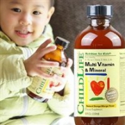 ChildLife童年时光综维及矿物质精华营养液237ml  含23种元素 天然桔子/芒果味