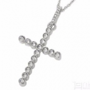 Swarovski 施华洛世奇 Bezel Cross水晶十字架项链