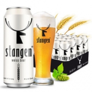 stangen 斯坦根小麦啤酒 500ml*24听 品味德啤 小麦醇香