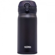 膳魔师（THERMOS）高真空不锈钢 时尚保温/保冷水杯 保温杯子JNL-352 350ml 黑色 *4件