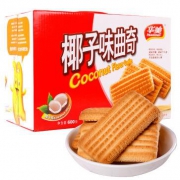 限地区：华美 饼干早餐糕点 椰子酥曲奇600g*2件