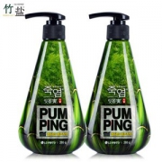 韩国进口 LG竹盐 派缤按压式牙膏 285g*2瓶