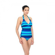 SPEEDO 速比涛 Gradient 女式显瘦连体泳衣