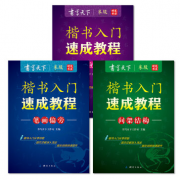 书写天下字帖：楷书入门速成教程套装（套装共3册）
