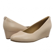 其乐（Clarks）  Vendra Bloom女士真皮坡跟单鞋