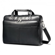 Samsonite 新秀丽 Leather Slim Brief 男士真皮公文包
