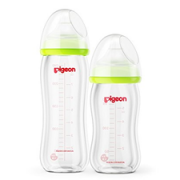 Pigeon 贝亲 自然实感宽口径玻璃奶瓶套装240ml+160ml (AA70+AA72)