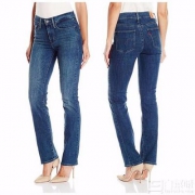 Levi's 李维斯 Slimming 女士修身直筒牛仔裤 $19.99