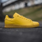Adidas阿迪达斯Stan Smith男士休闲鞋 黄色款 小码女士可穿