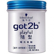 PrimeDay：Schwarzkopf 施华蔻 got2b 随型 强塑型发蜡 100g