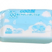 日本进口，GOO.N 大王 婴儿湿巾70片*3*7
