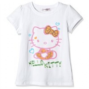 Hello Kitty 凯蒂猫 女童 短袖T恤  两色可选