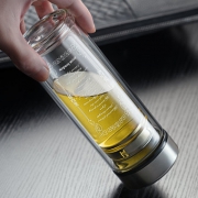 伊萨卡 双层加厚隔热  玻璃水杯 300ml