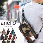 日本潮流街包，anello AT-B0194 中性款单肩斜背包 2色 Prime会员凑单免费直邮