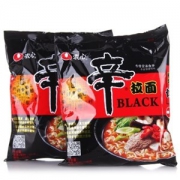 【京东超市】农心 方便面 辛拉面BLACK 130g*4包 四连包