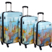 新秀丽（Samsonite） CityScapes NYC 拉杆箱3件套 颜色亮丽 适合女生