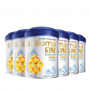 惠氏（Wyeth）  illuma 启赋 幼儿配方奶粉 3段 900g*6