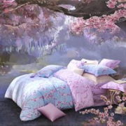 LOVO  三生三世 桃花物语 床品四件套