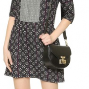 REBECCA MINKOFF PARIS SADDLE 女士真皮斜挎包   折419元