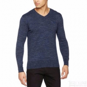 2017春款，Superdry 极度干燥 Orange Label 男士棉羊绒V领修身针织衫 国内￥499 Prime会员凑单免费直邮含税