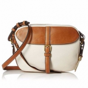 限美亚Prime会员，Fossil 化石 Kendall 女士真皮斜挎包 新低$50.07（$71.54 下单7折）