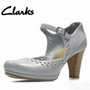 Clarks 其乐 Chorus Chime 女士真皮镂空高跟鞋