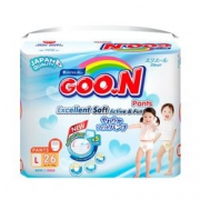 西北福利！GOO.N 大王 短裤式纸尿裤 L26片 29.9元