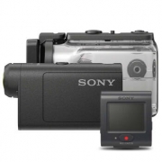 索尼（SONY） 酷拍 HDR-AS50R 运动相机监控套装 60米防水壳 实时监控器 第三代防抖 3倍变焦